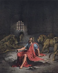 Daniel dans la fosse aux lions